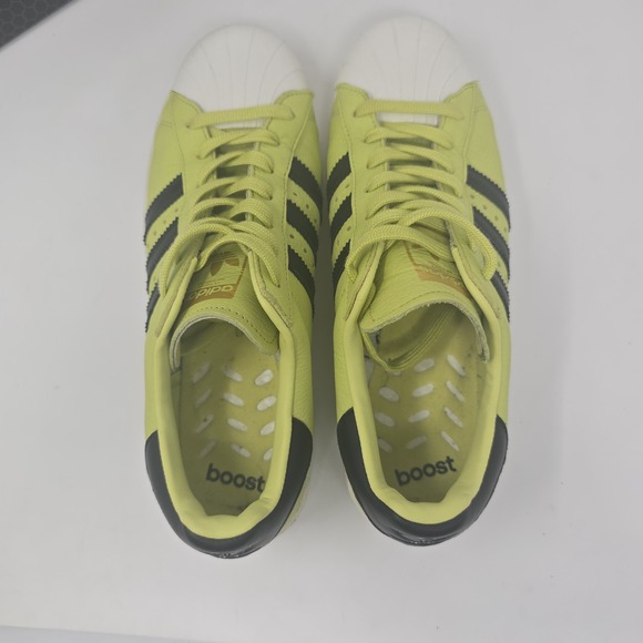 ADIDAS Leder Sneaker Superstar Gelb Schwarz Neu Gr:38 BB2730 gazelle campus Sz10 - Picture 7 of 7